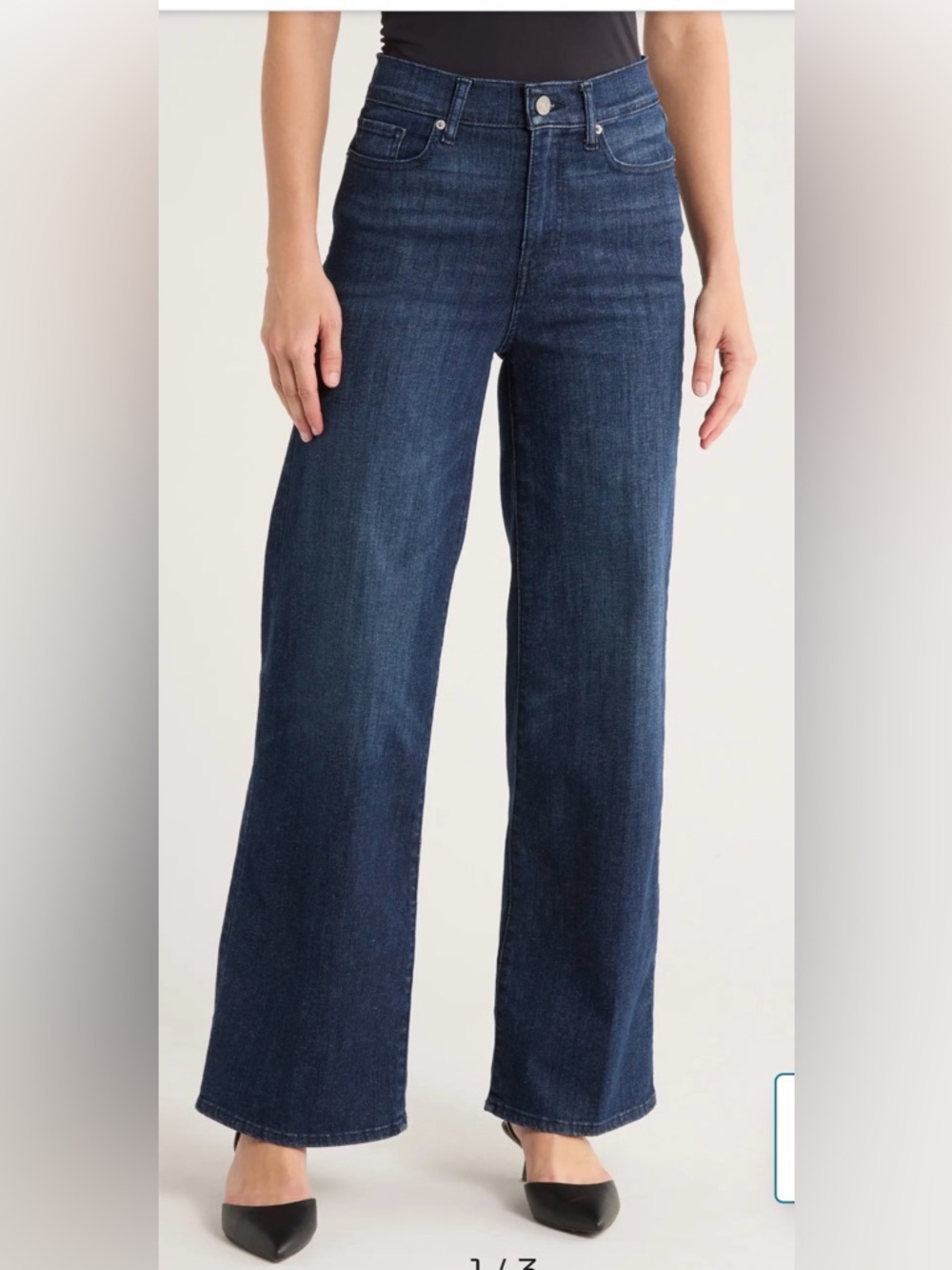 Frame Le Slim Palazzo High Waist Wide Leg Jeans, size 26, NWT
